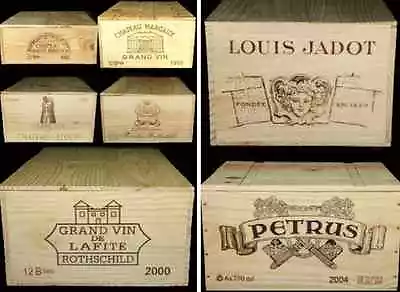 £13.40 • Buy  1 X Genuine French 6 Bottle Wooden Wine Crate / Box  / Planter Hamper Storage>>